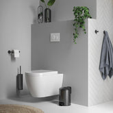 BRAUER Gunmetal edition Toiletaccessoire set 3-in-1 gunmetal geborsteld PVD